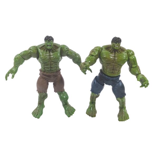 Marvel Legends Incredible Hulk Movie 6" Action Figure Lot of 2 Mega Clap 2007 - Picture 1 of 5